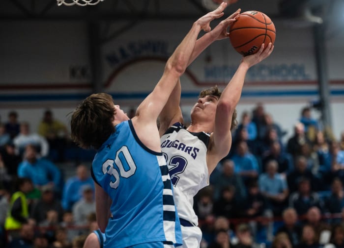 Breese Central vs Breese Mater Dei Illinois boys basketball February 23 2023 Paul Halfacre 15651